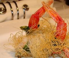 Menu di pesce per le nozze