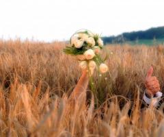 Bouquet e spighe di grano