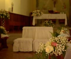 Allestimento floreale chiesa