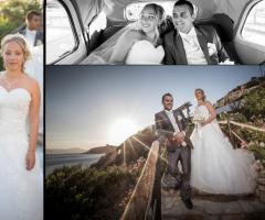 sessione di fotografia tra la cerimonia e il ricevimento