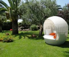 Giardino per il ricevimento di nozze all'aperto