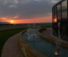 Parco Augusto - Il tramonto visto dal ristorante