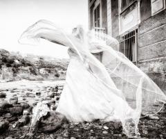 La sposa in riva al lago