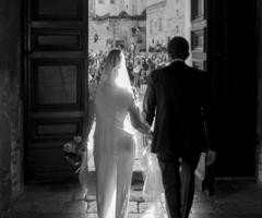 Uscita sposi dalla chiesa