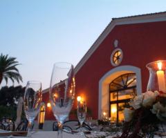 Torre Giulia - Prospettiva della villa dal tavolo delle nozze