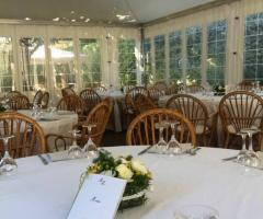 Peperoncino e Miele - L'allestimento della tensostruttura