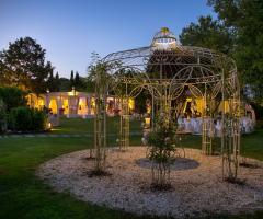 Tenuta I Massini - Il gazebo per taglio della torta
