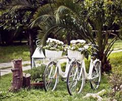 La Terra degli Aranci - Matrimonio shabby chic in bicicletta