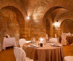 Suggestiva sala per il ricevimento di nozze