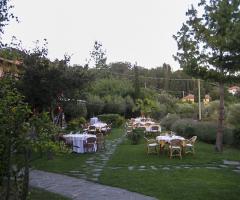 Ricevimento di matrimonio in giardino - Locanda della Torre Antica