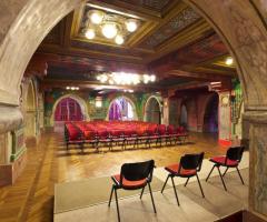 Gli interni del Convention Bureau di Salsomaggiore Terme