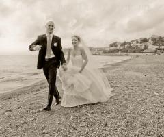 Sposi sulla spiaggia