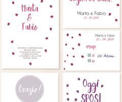 Bwhite Agency - Set completo invito partecipazione