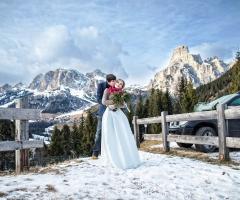 Olga Franco - Foto matrimonio Dolomiti, Corvara