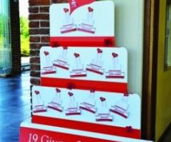 Tableau a forma di torta nuziale