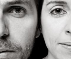 Foto degli sposi in bianco e nero