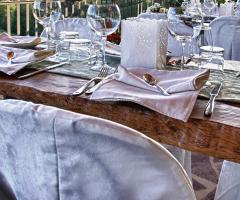 Mise en place in veranda