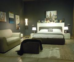 Letto imbottito - Showroom Casoria Meka Arredamenti