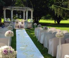 Villa Belvedere  1849 - La cerimonia nel parco