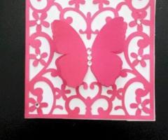 Le Chicce di Mamma Vale - Partecipazione nuziale butterfly