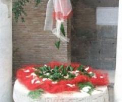 Allestimento floreale per esterno Chiesa