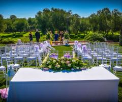 Regina Bona Sforza Ricevimenti - Allestimento per il rito civile