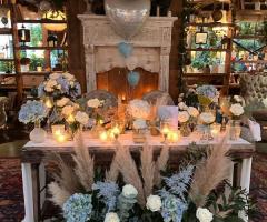 Planet Party-allestimento floreale e palloncini