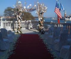 Magica atmosfera per il sì di matrimonio