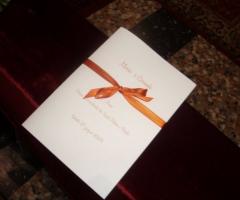 Messale per la cerimonia di matrimonio in chiesa 