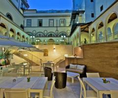 Cortile interno della location di nozze