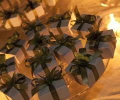 Dettaglio bomboniere per il matrimonio