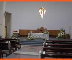 Addobbo chiesa con lilium