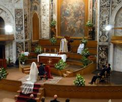 Addobbo floreale chiesa