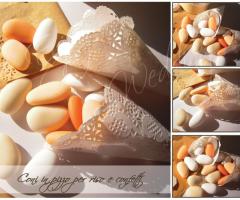 Coni riso con pizzo carta - Enjoy Wedding