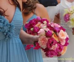 Bouquet rosa per le damigelle