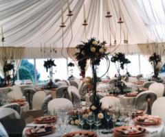 Sala per il buffet di nozze