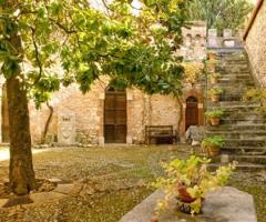 Cortile per il rinfresco di matrimonio