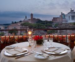 Ristorante con roof garden per il matrimonio a Roma