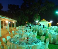 Allestimento di matrimonio del Salice Club Resort