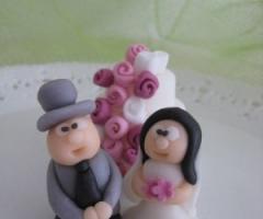 Mini wedding cake e sposini