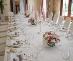 Apparecchiatura per il matrimonio nella Sala Rotonda