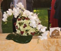 Fiori e addobbi per il banchetto di matrimonio
