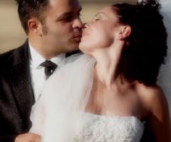 Il bacio degli sposi - Foto Binci Stefano