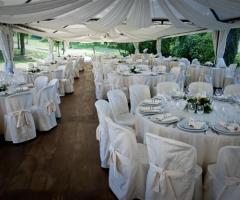 Ricevimento nel padiglione esterno