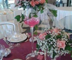 Centrotavola in rosa