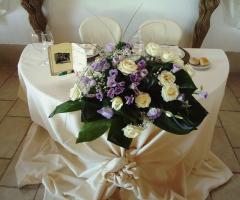 Tavolo degli sposi al Borgo degli Abeti