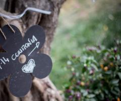 l'allestimento all'aperto