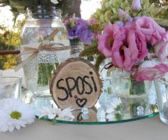 Allestimento shabby per matrimoni a Lucca