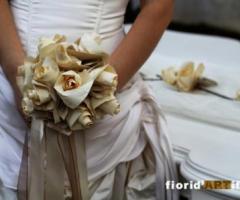 Fiori d'Artificio - Bouquet sposa con rose di carta