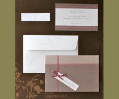 Partecipazioni di matrimonio colorata